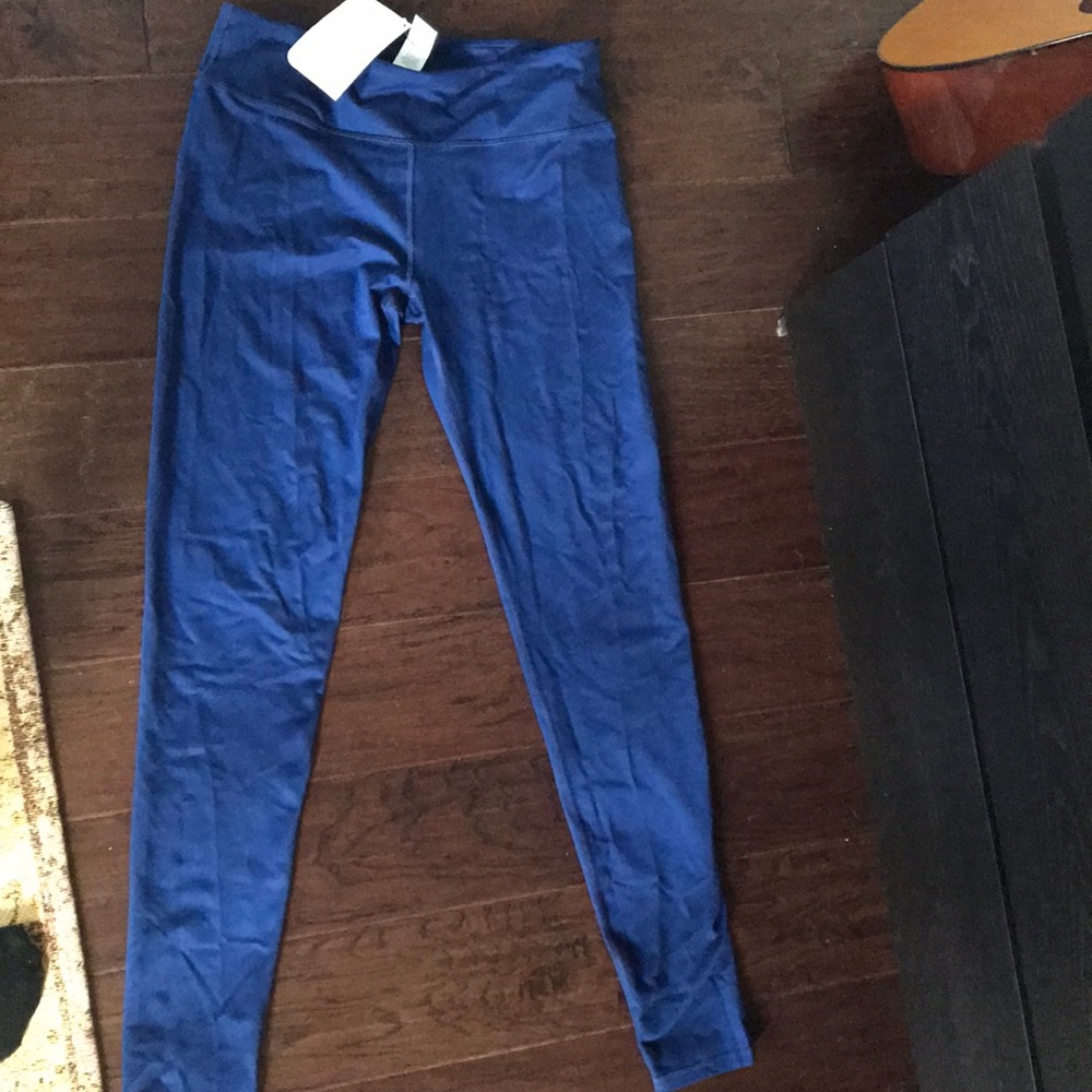 Blue work out pants -fabletics